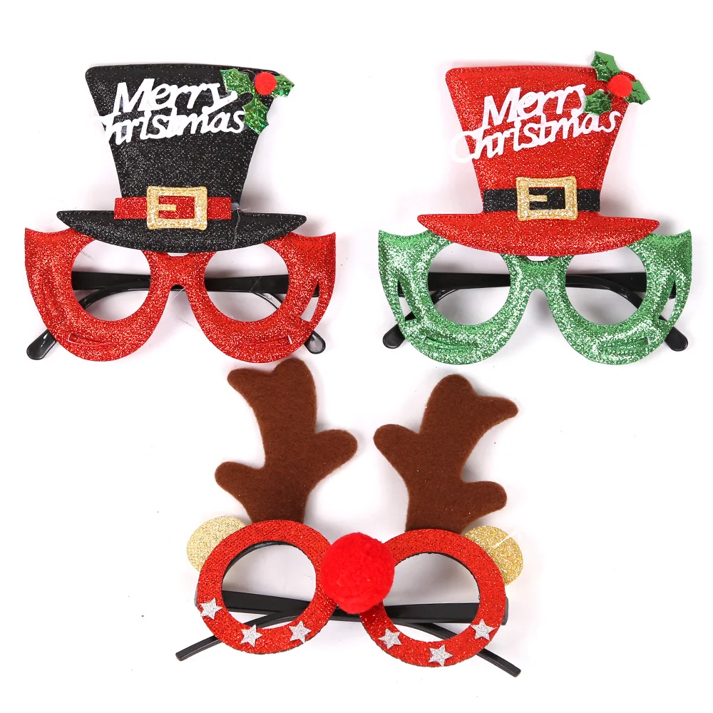 Wholesale Cheap New Sunglasses Christmas Party Decorative Glasses Trendy Plastic Frame Unisex Girls Funky Shades Party Glasses