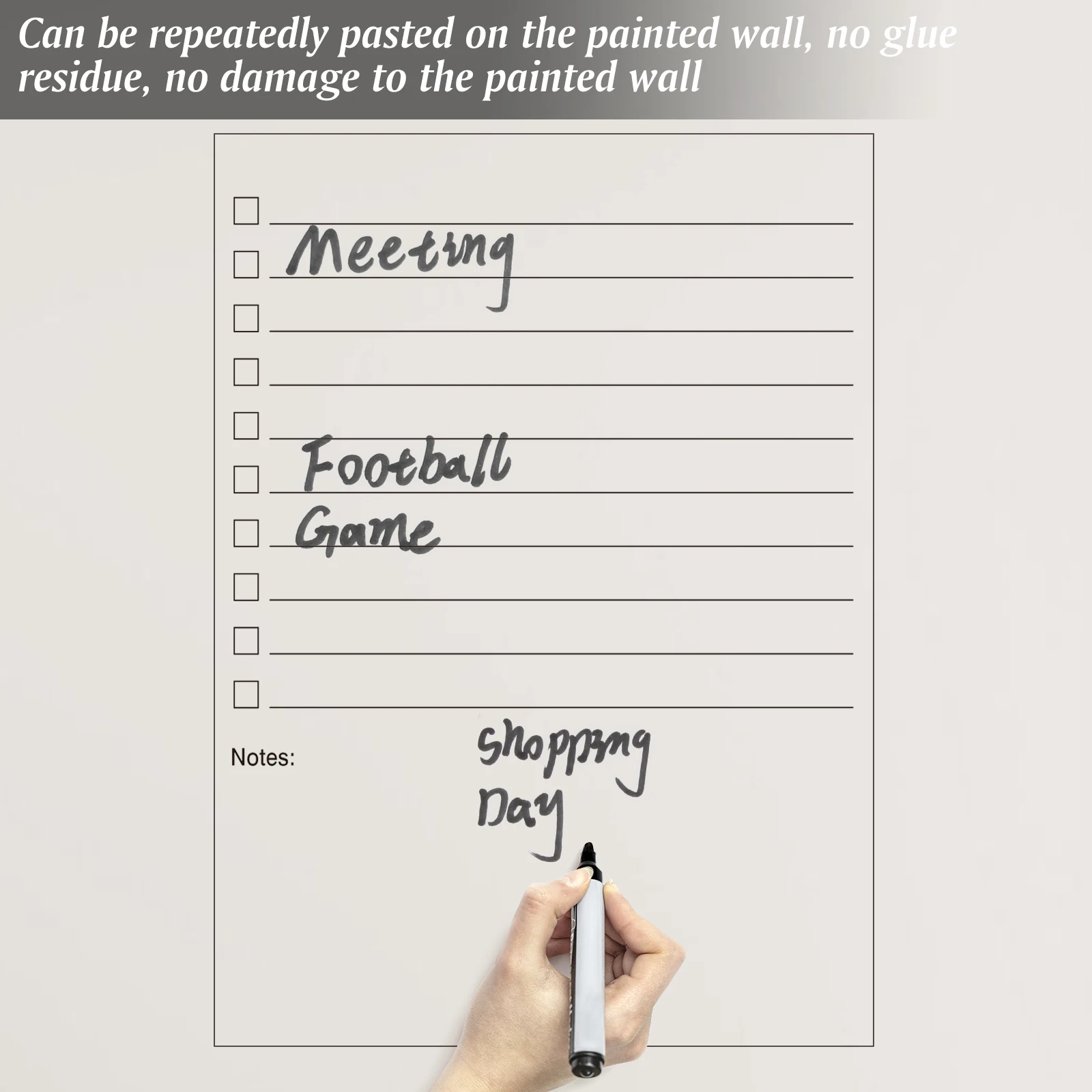 Wholesale Dry Erase Whiteboard Clear Monthly Calendar for Fridge