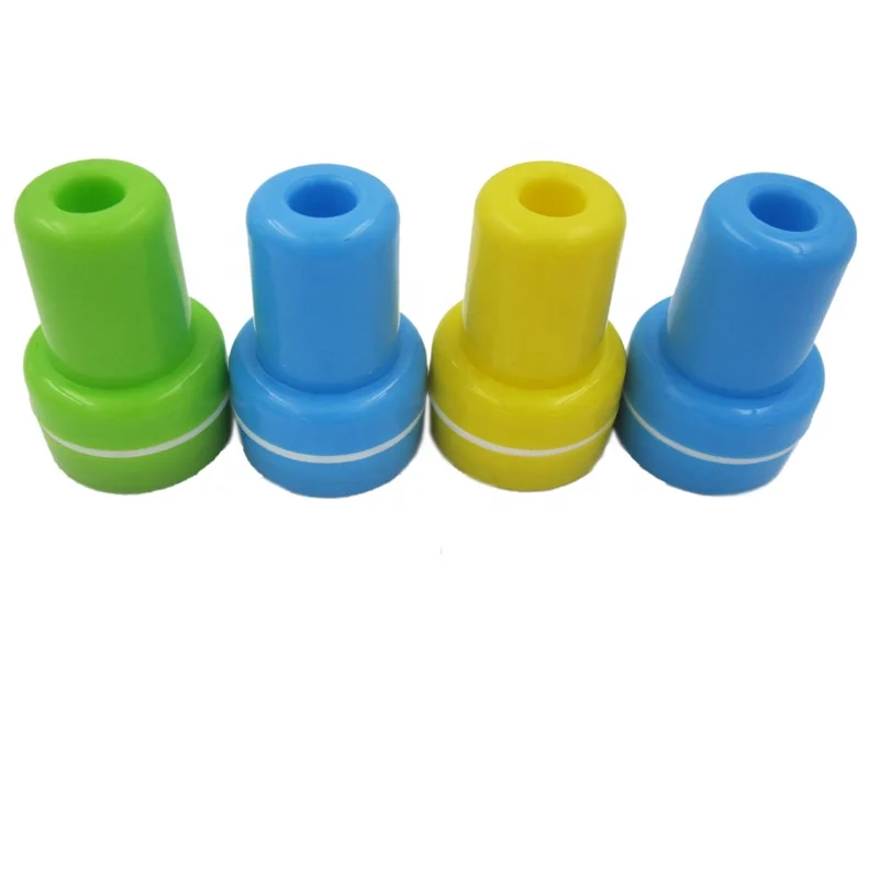 Plastic colorful funny rubber self inking stamps for kids custom logo stamp set maker