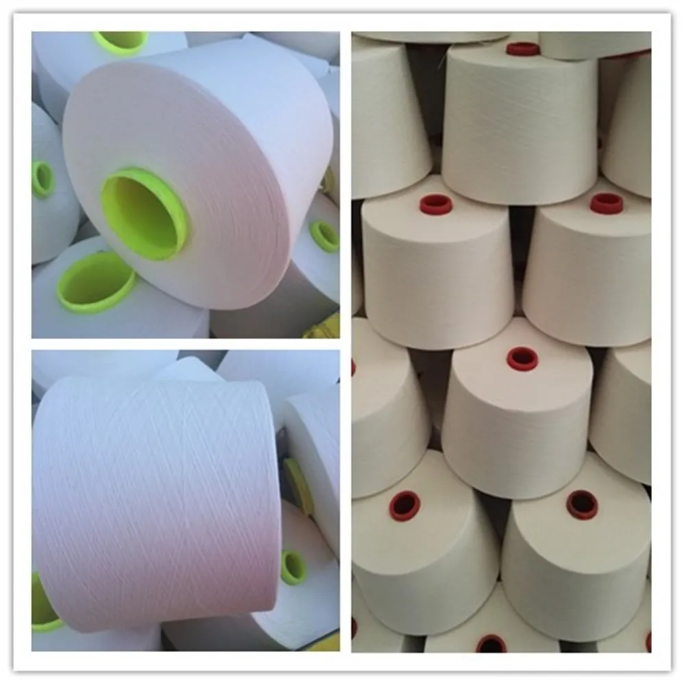 tc65/35 cvc60/40 45S 40S  high quality polyester cotton yarn factory outlet