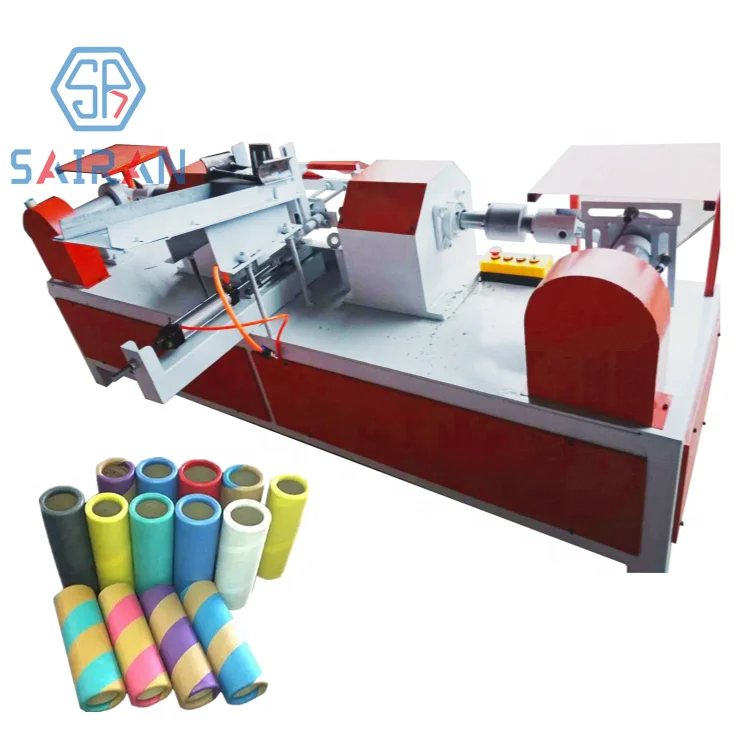Automatic High Speed Paper Core Curling Machine For Yarn