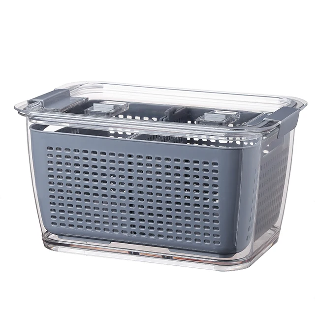 
SHIMOYAMA kitchen accessories set vegetable storage plastic pasta basket boxes for kitchen 