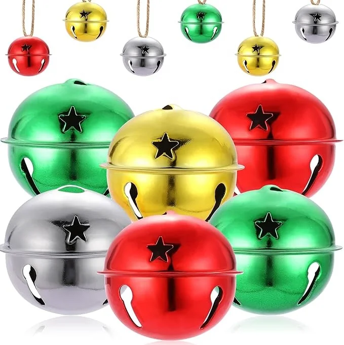 Manufacturers Direct Surface Smooth Material Environmental Protection Thick Style Exquisite Christmas Decoration Bell