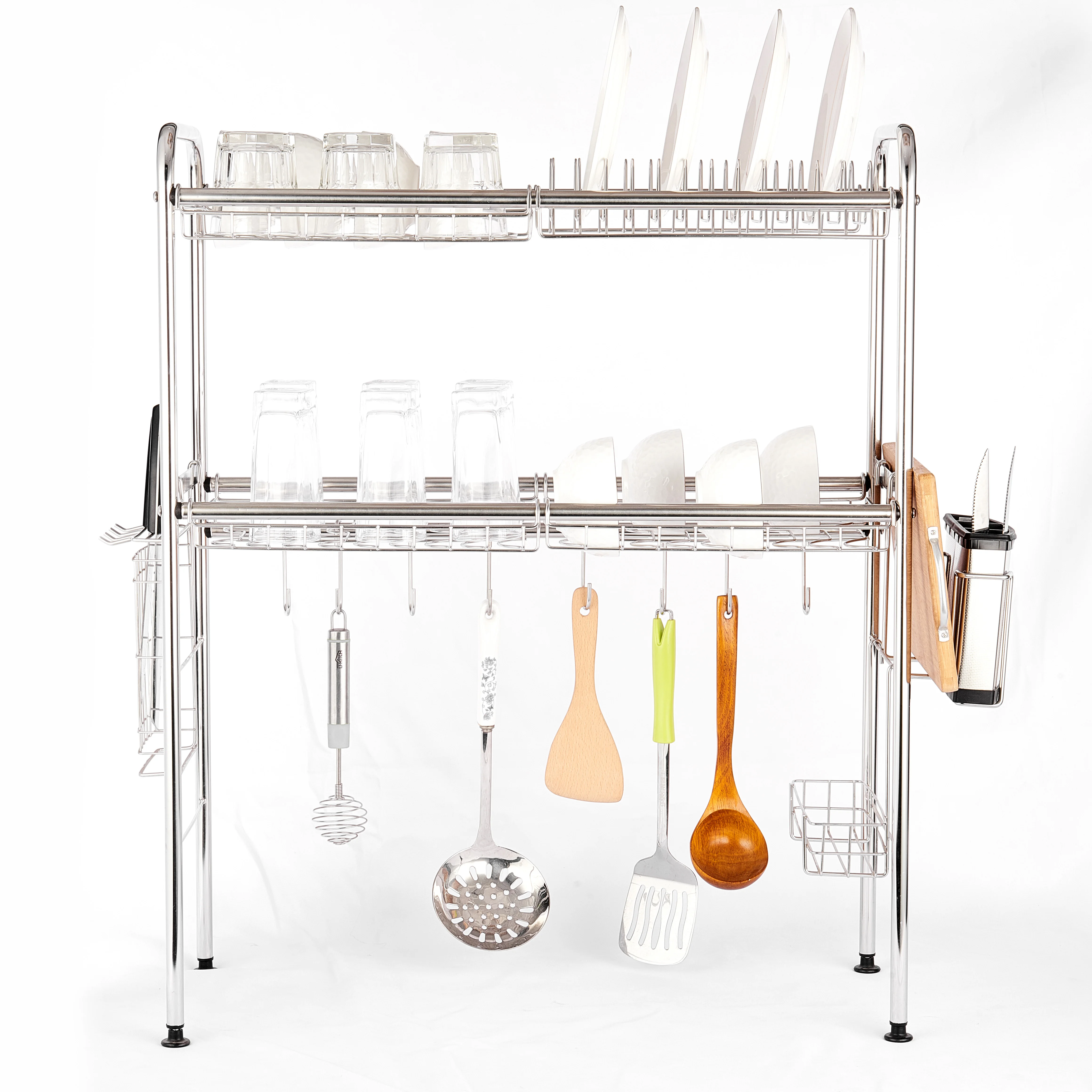 2-tier Kitchen over sink drain rack storage shelf drying rack sink rack