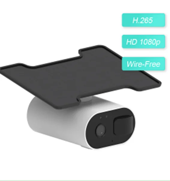 Беспроводная аккумуляторная батарея IP-камера PIR 1080P 2MP Солнечная энергия Наружная водонепроницаемая IP65 Wi-Fi IP-камера на