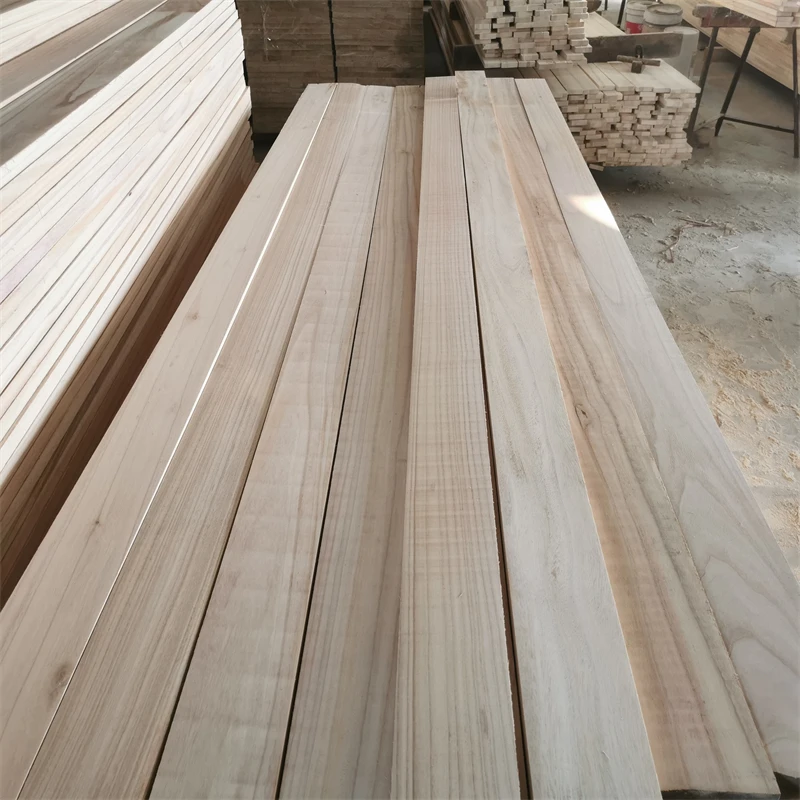 2500x10/15cmx25/20mm paulownia wood timber without glue light weight paulownia wood sawn timber