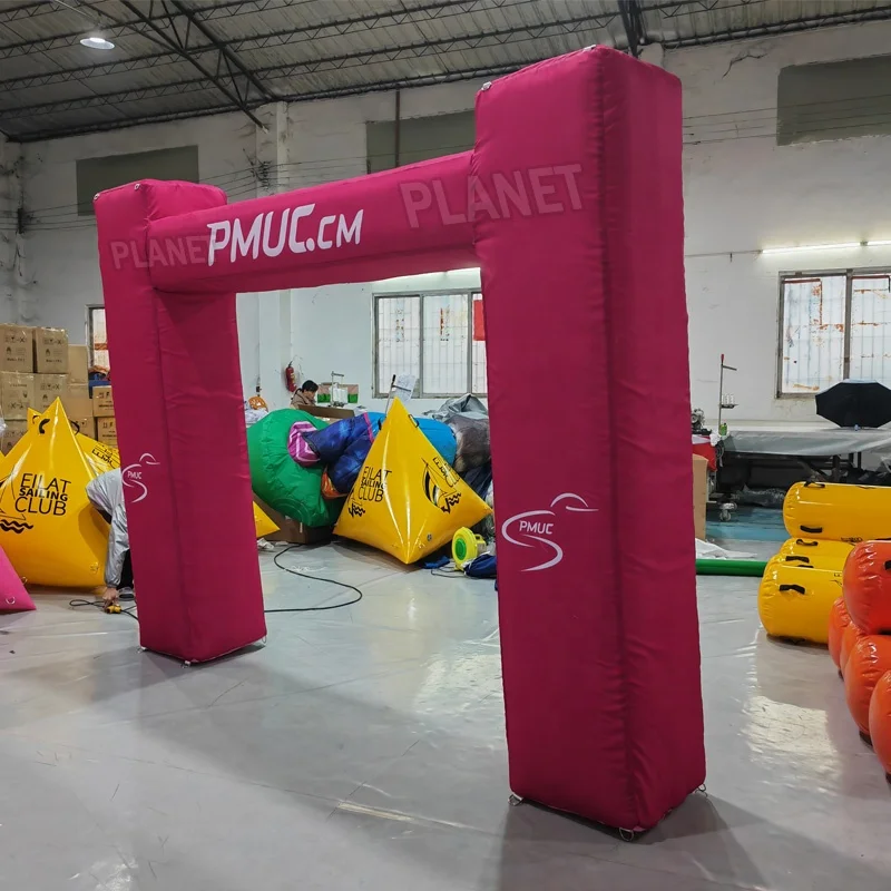 Custom Advertising Event Entrance Inflatable Start And Finish Gate Inflatable Archway Inflatable Square Arch