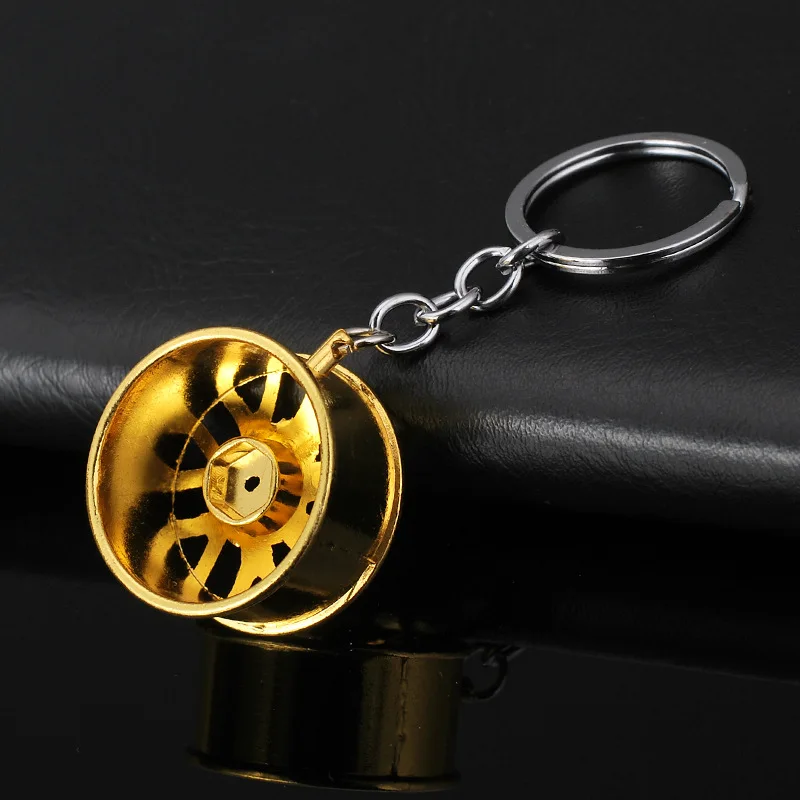 Creative Gift Car Modification Mazda Rotary Engine Metal Advertising Waist Hanging Key Ring Pendant Keychain
