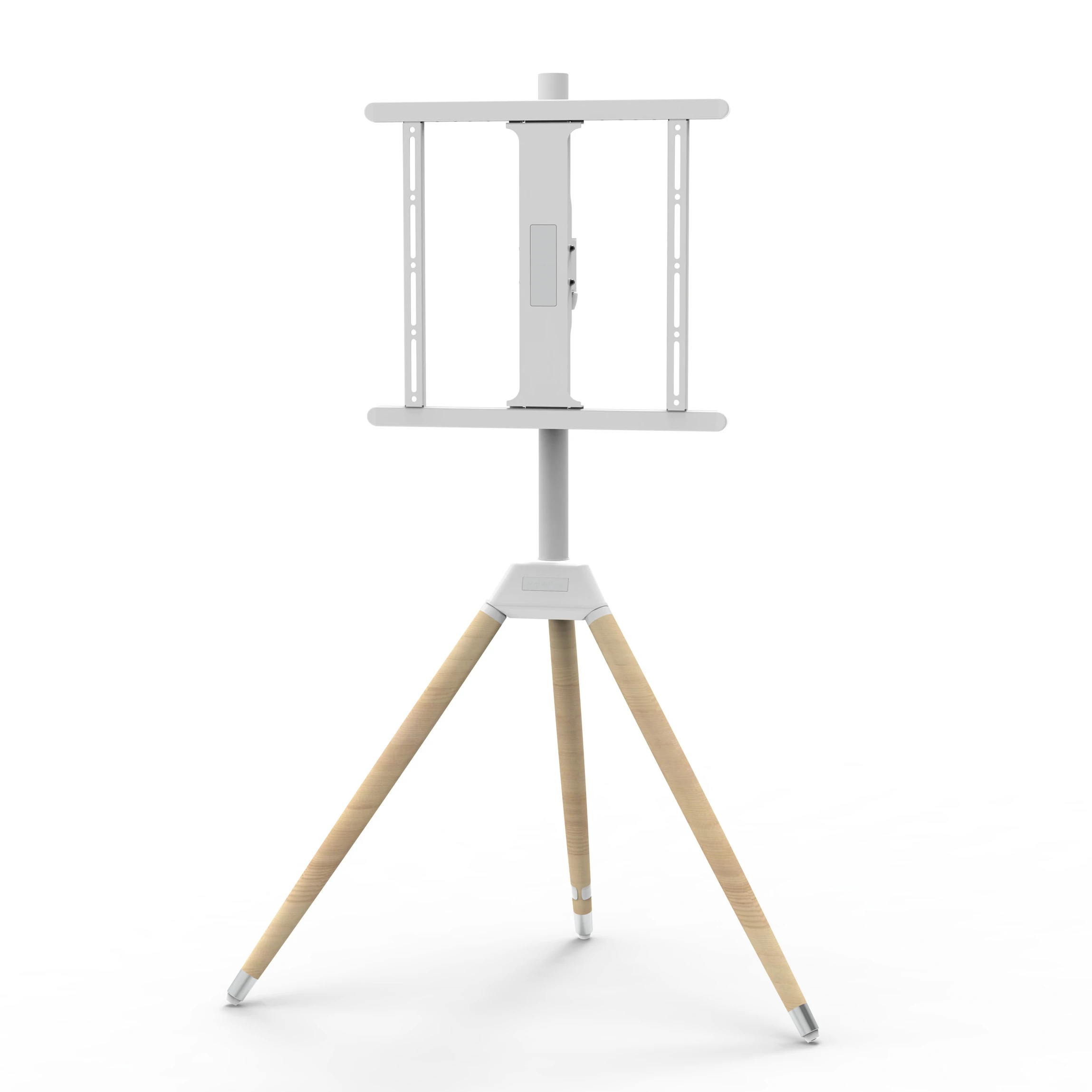 Portable Black 23-55 Inch Led Screen Height Adjustable Easel Wood Tv Tripod Floor Display Stand TV mount for living room