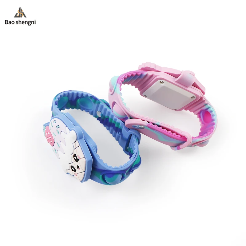 Factory Direct wholesale Fashion Profession Design Baby Wristband Cartoon Strawberry Ice Cream  Kids Watches