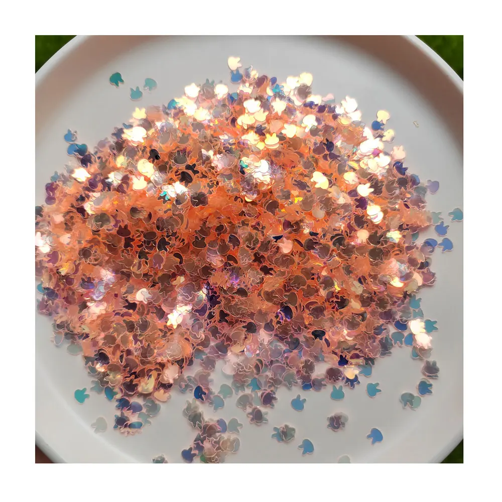 Ultra Various Shape Rabbit Maple Leaf Heart Flower Loose Sequins Glitter Paillette Wedding Decoration DIY Nail Beauty Stickers