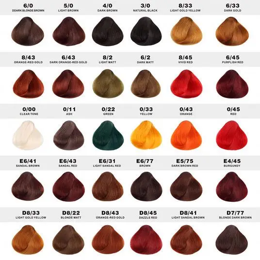 China professional wholesale oem hair dye hair color dye