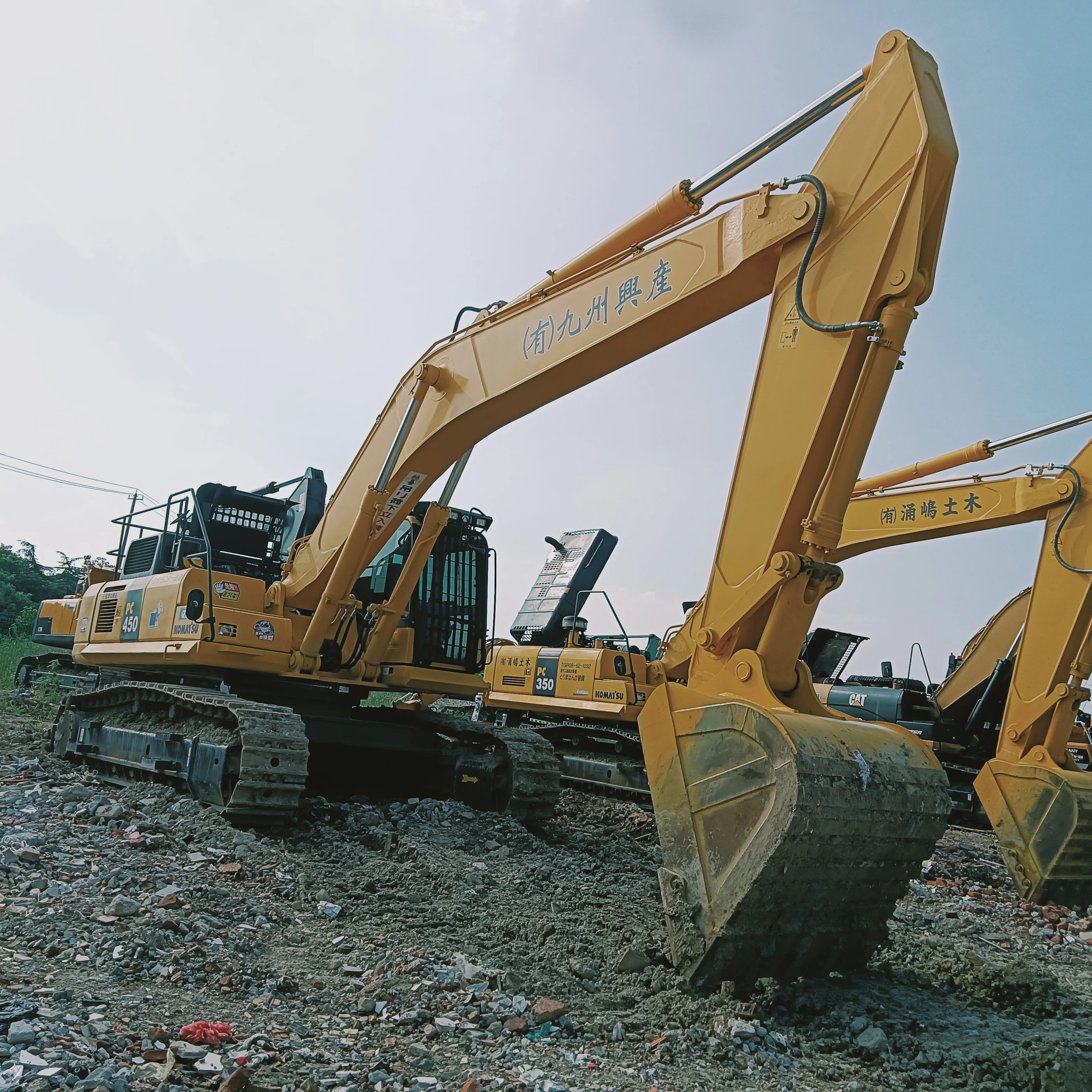 Impoort origin Japan komatsu pc450-8 pc450-7 pc400-8 pc360-7 pc350-7 pc350 big excavator for sale