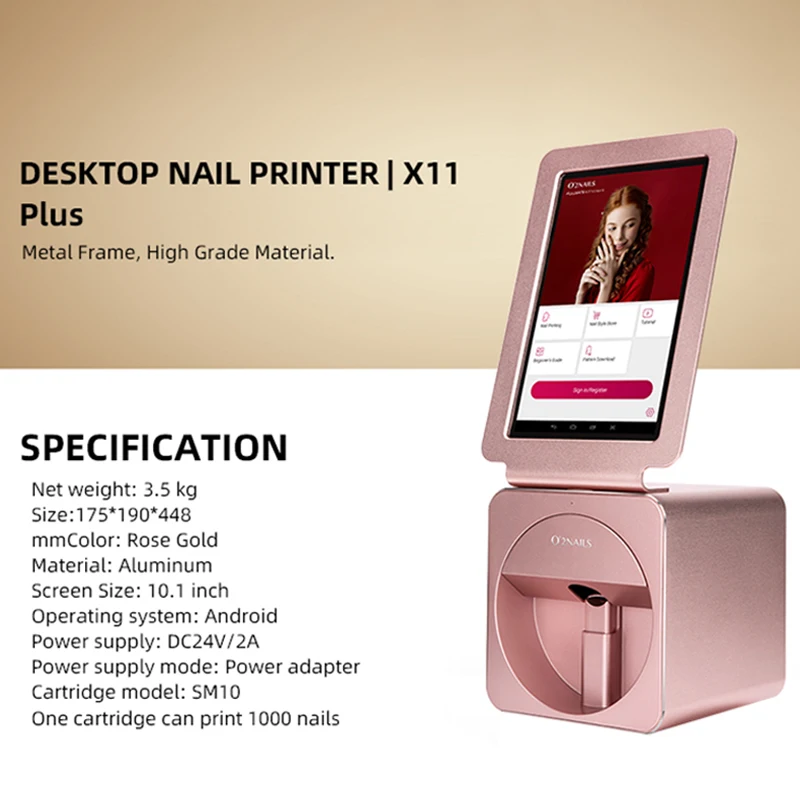 The Best Diy Finger Nail Printer Machine 3d Intelligent Manicure Robot 3d Nail Printer  On The Market
