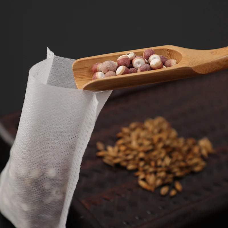 Black Tea Bags 100Pcs/1pack Teabags Empty Scented Tea Bags With String Heal Seal Filter Paper for Herb Loose Tea Bolsas de tesas