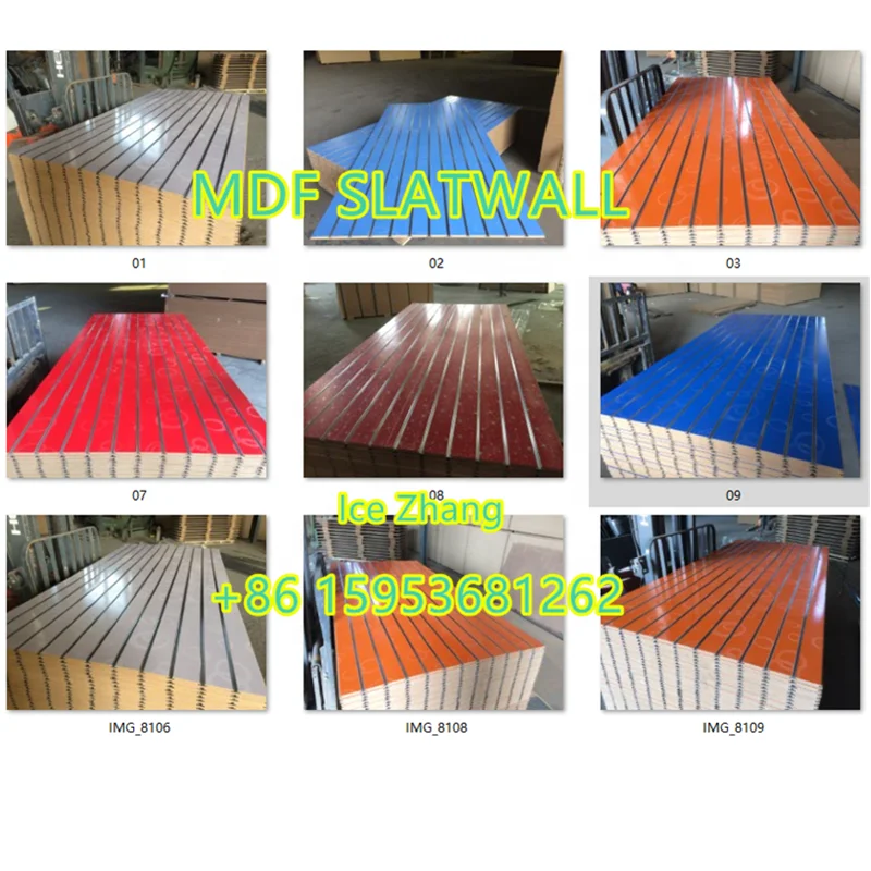 CHEAP MDF SLAT WALL PANEL MDF SLOT BOARD HIGH QUALITY
