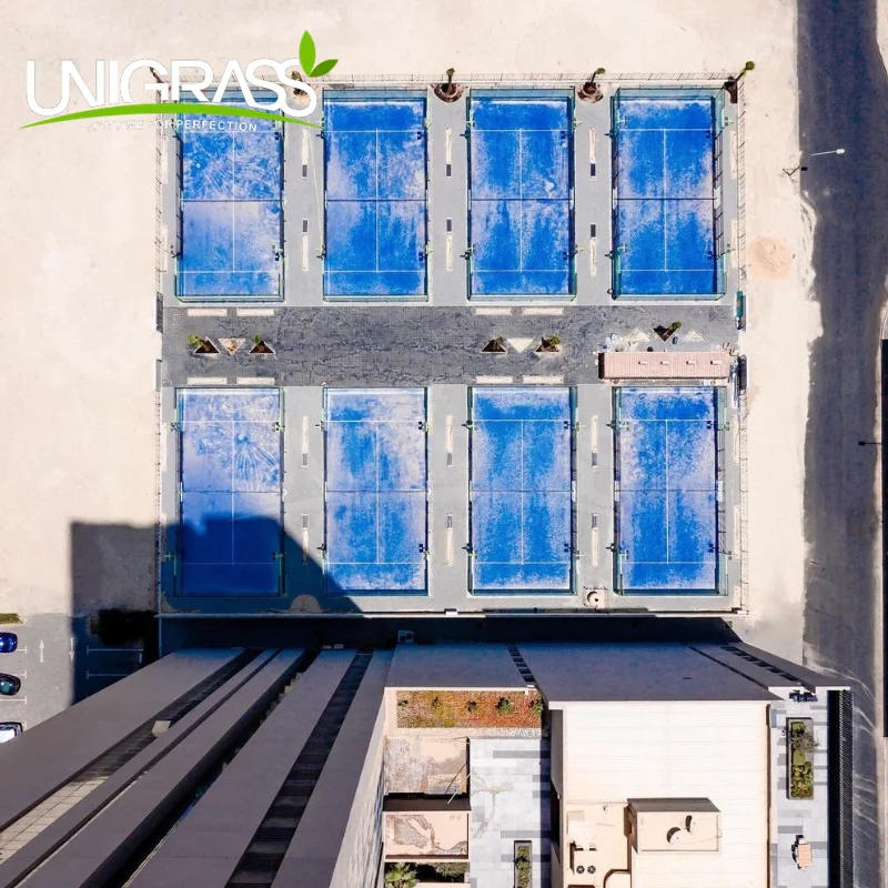 UNI Easy Installation Panoramic Padel Court Build Your Own Safety Outdoor Paddle Tennis System Assembled Safety