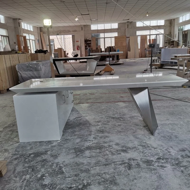 Top 10 Europe Office Work Table Desk Curved Ideas Modern Desk Boss Office Table