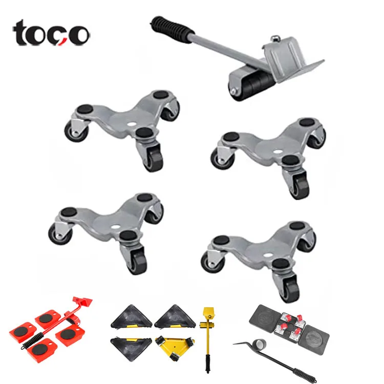 TOCO Heavy Furniture Moving Mover 5pcs/set Moving Tool Mover Transport Set Home Moving Artifact