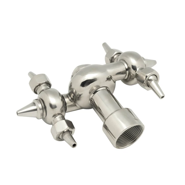 Meinuox Sanitary Stainless Steel Six Head Sanitary Tank Washer Cleaning Ball