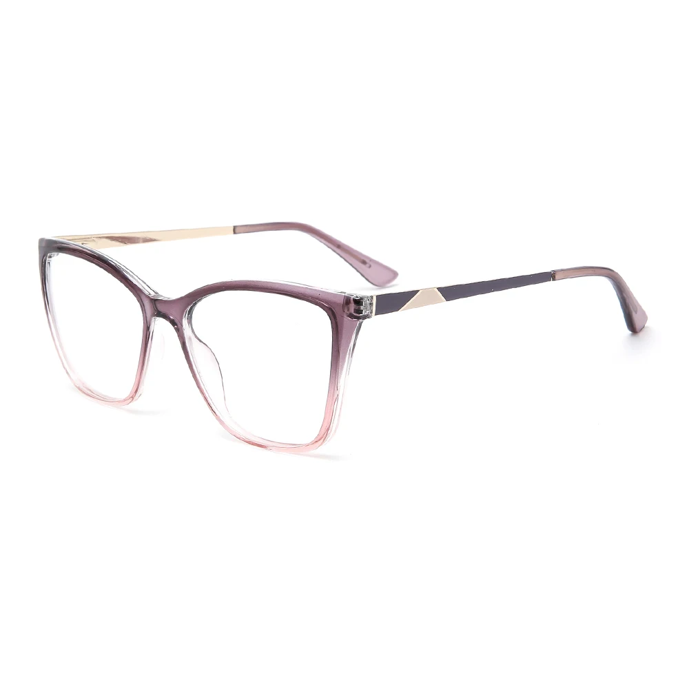 Square Cat Eye Anti Blue Light Frames For Optical Lenses With High Quality Lightweight
