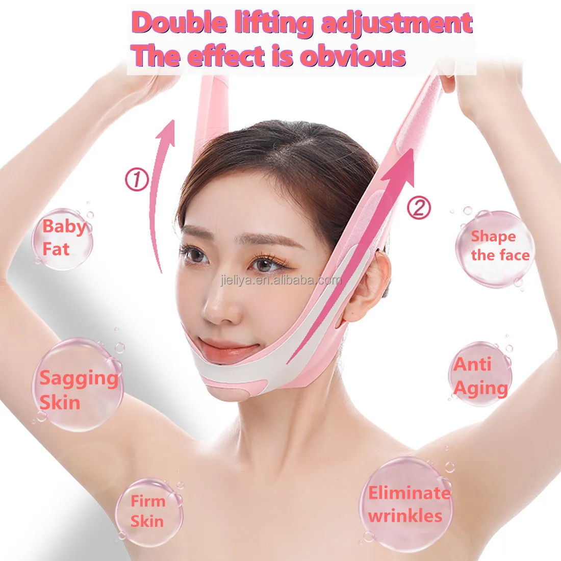 Health Double Chin Reducer, Contour Tightening and Anti-Wrinkle Face Slimmer Strap, V Line Face Slimming Strap