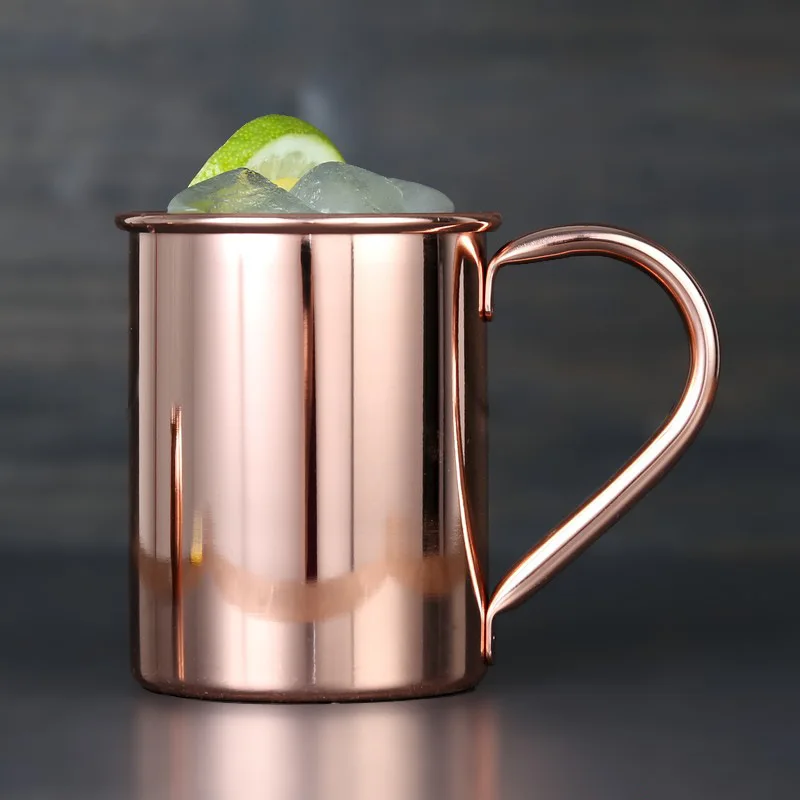 304 stainless steel straight barrel mug for bar Moscow Julie mule mug 420ml capacity beer bar mug