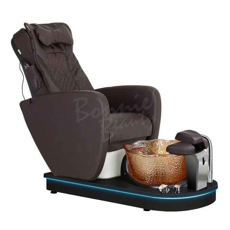 Bonnie Beauty Spa Chair Automatic No Plumbing Portable Manicure Foot Massage Nail Seat Covers Tech And Pipeless Pedicure Chairs