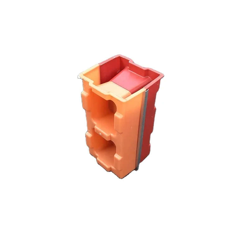 High quality decorative cement concrete hollow Interlocking block molds