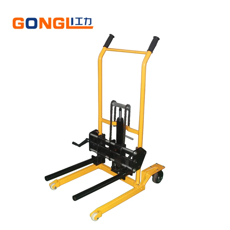 
Portable Paper Roll Transport Hydraulic Forklift 200KG Small Stacker 