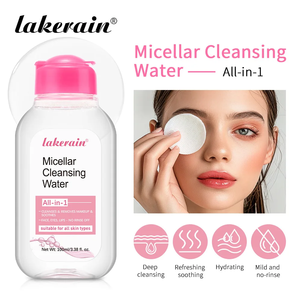 Micellar Makeup Remover Gentle Makeup Remover for eyes, lips and face cleansing water Makeup Remover