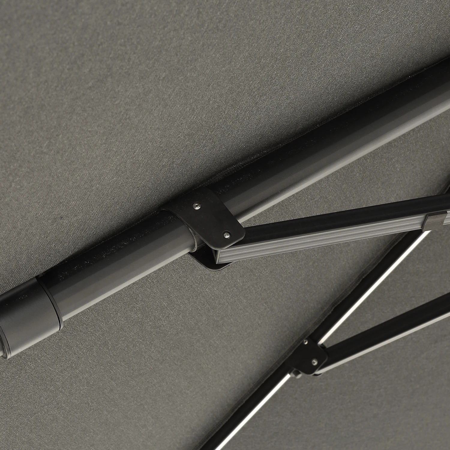 Giant Pool Solar Cantilever Patio Big Size Sun Shade Garden Led Aluminum Parasols Outdoor Umbrellas