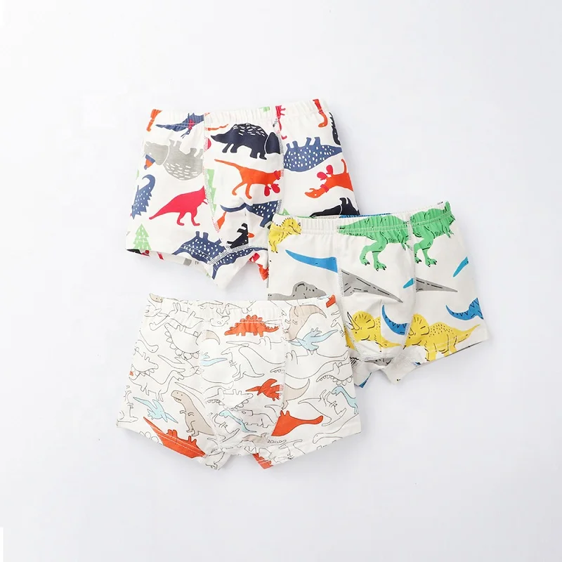 
custom kids underwear boxers fabric cotton elastic cotton teen boy underwear 