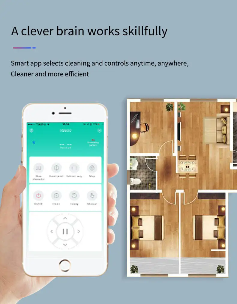 RS800 Newest APP Control Vacuum Cleaners Automatic Robot Mop Smart Robot Vacuum Cleaner With Water Tank