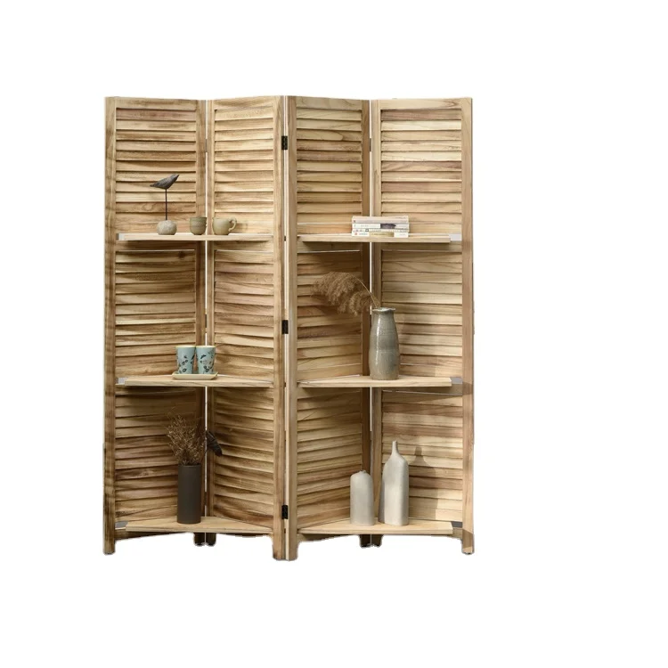 
wood room divider Solid Wood screen Office partition 