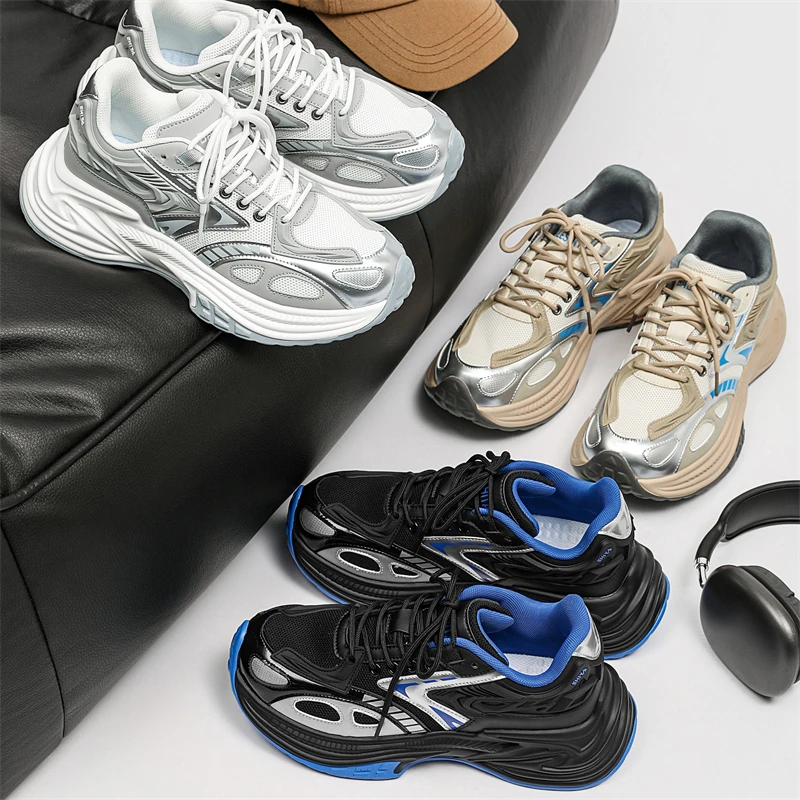 custom shoe manufacturers chunky sneaker retro luxury fashion sneakers manufacturers in china