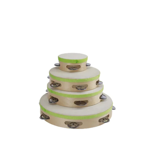 Wooden Rattle Drum Musical Instrument Percussion Toys Cartoon Baby Music Kid Child Early Education Tool Gifts