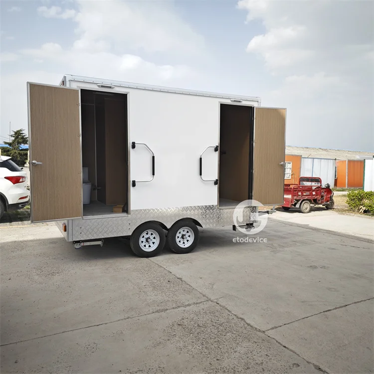 Hot Selling Toilet Trailers For Rent Portable Bathroom Unit Shower And Toilet Restroom Trailer