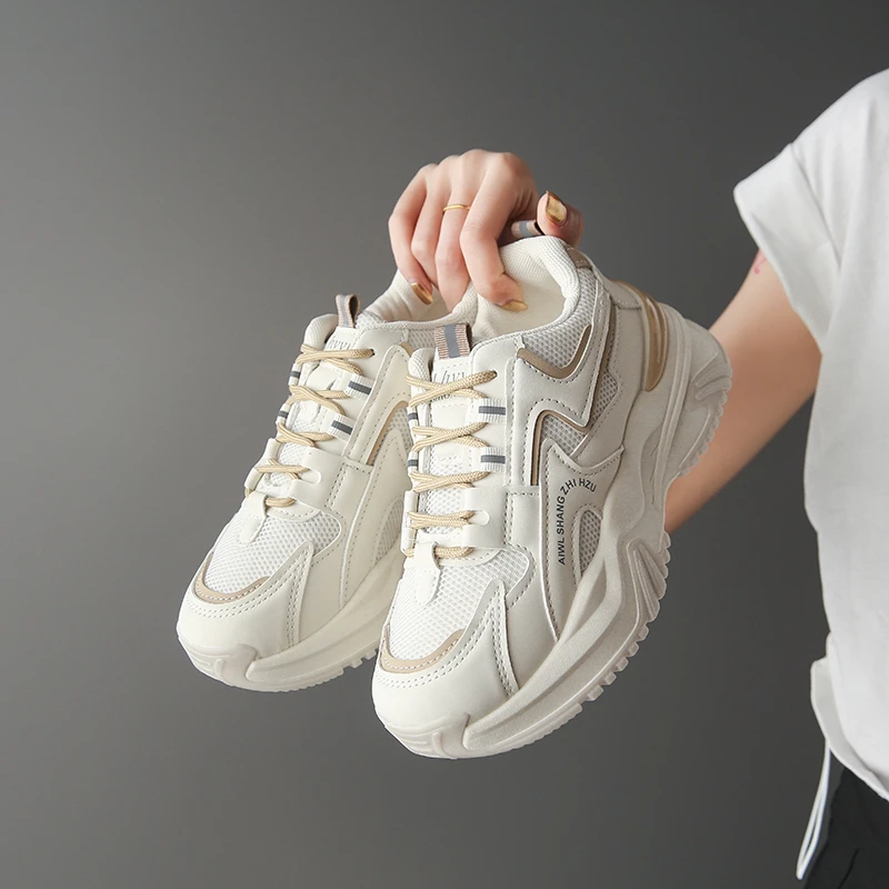 2023  Wholesale Eva Mesh Zapatillas Tenis Mujer Fashion Chunky Shoes Sneakers For Women And Ladies