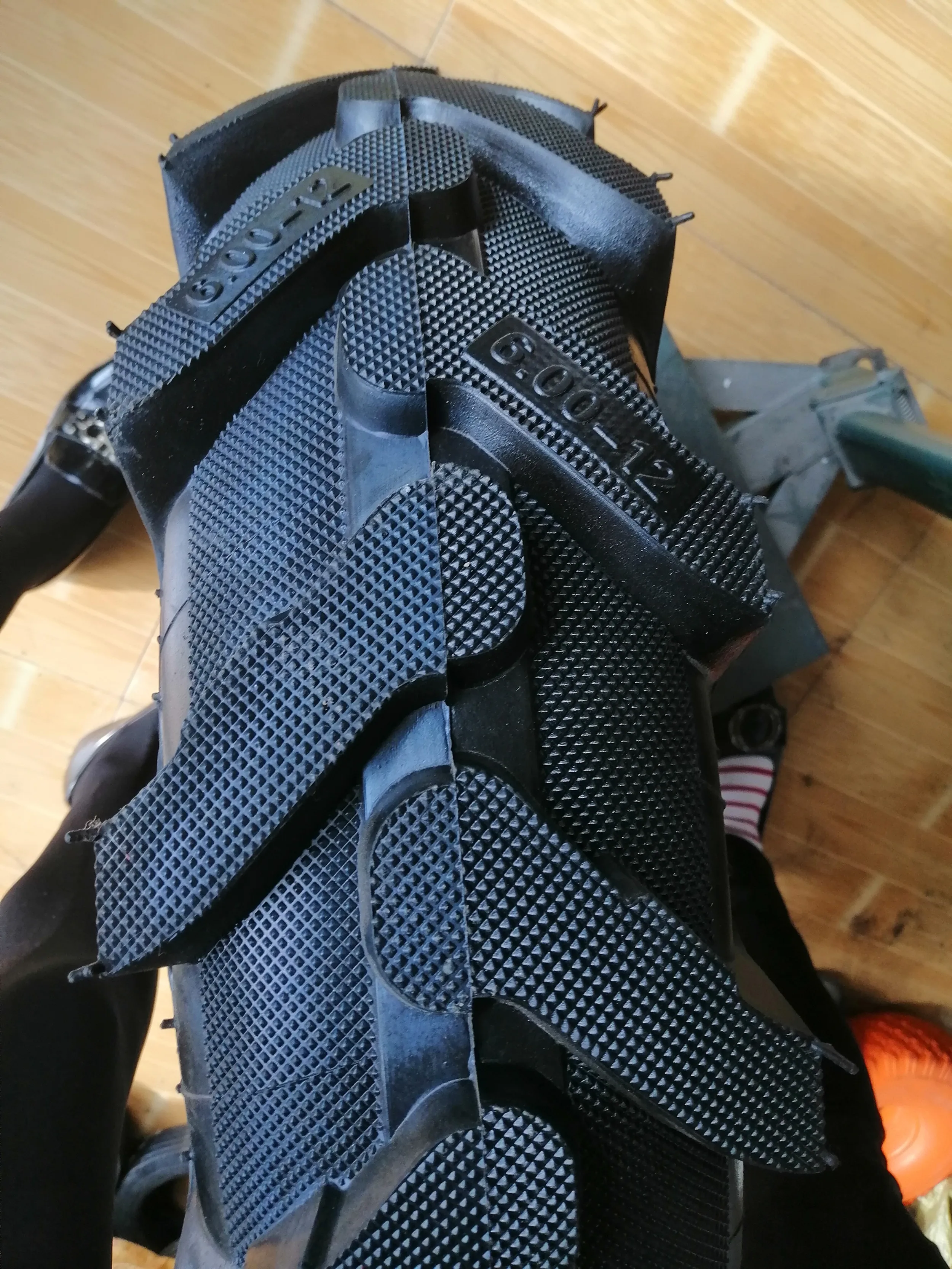 Chinese cheap farm implement tractor tyre agricultural wheel 6.00-12