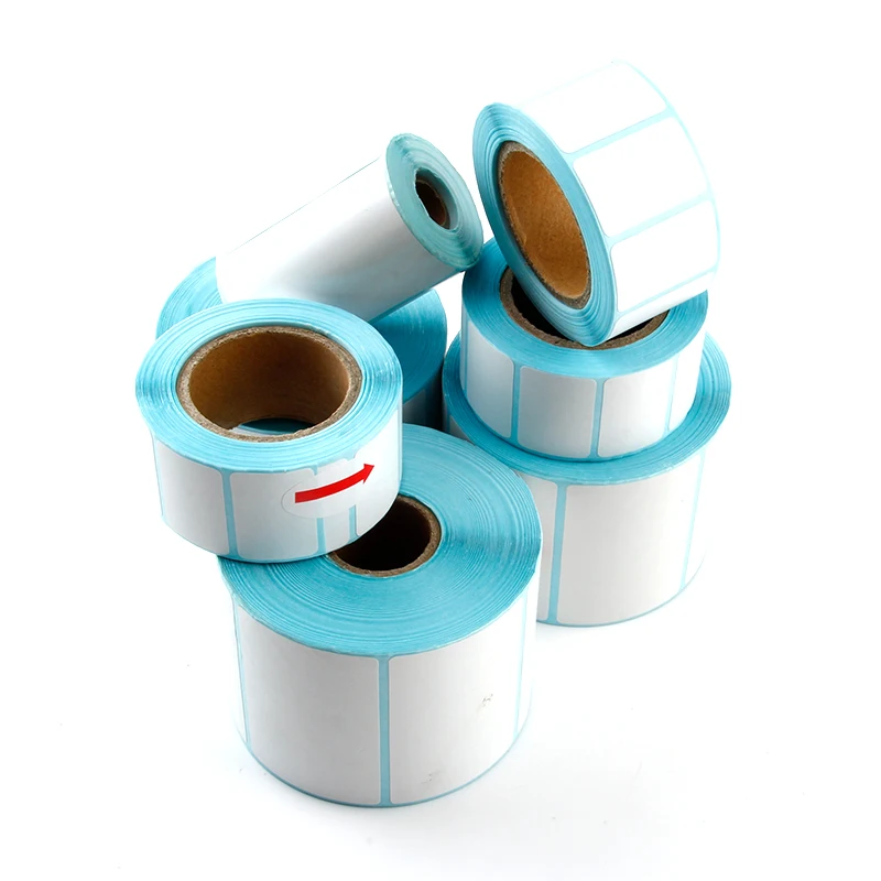 Customized Professional Color Barcode Label Sticker Roll Self Adhesive Paper Thermal Transfer Barcode Sticker with Factory Price