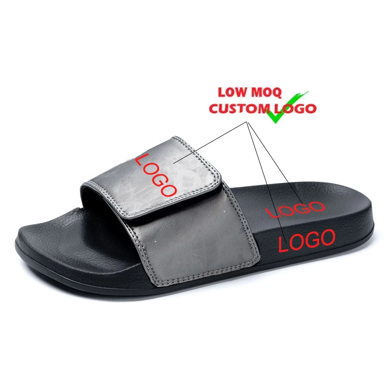 Custom Logo Printing Beach Summer Sandals Eva Slipper Customized Embossed Logo Men And Women Slides For Outdoor