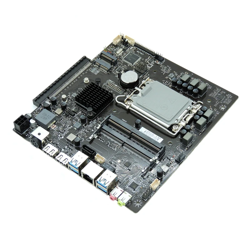 12th generation new H610 side plug mini itx motherboard DDR4 small host LVDS desktop all-in-one machine
