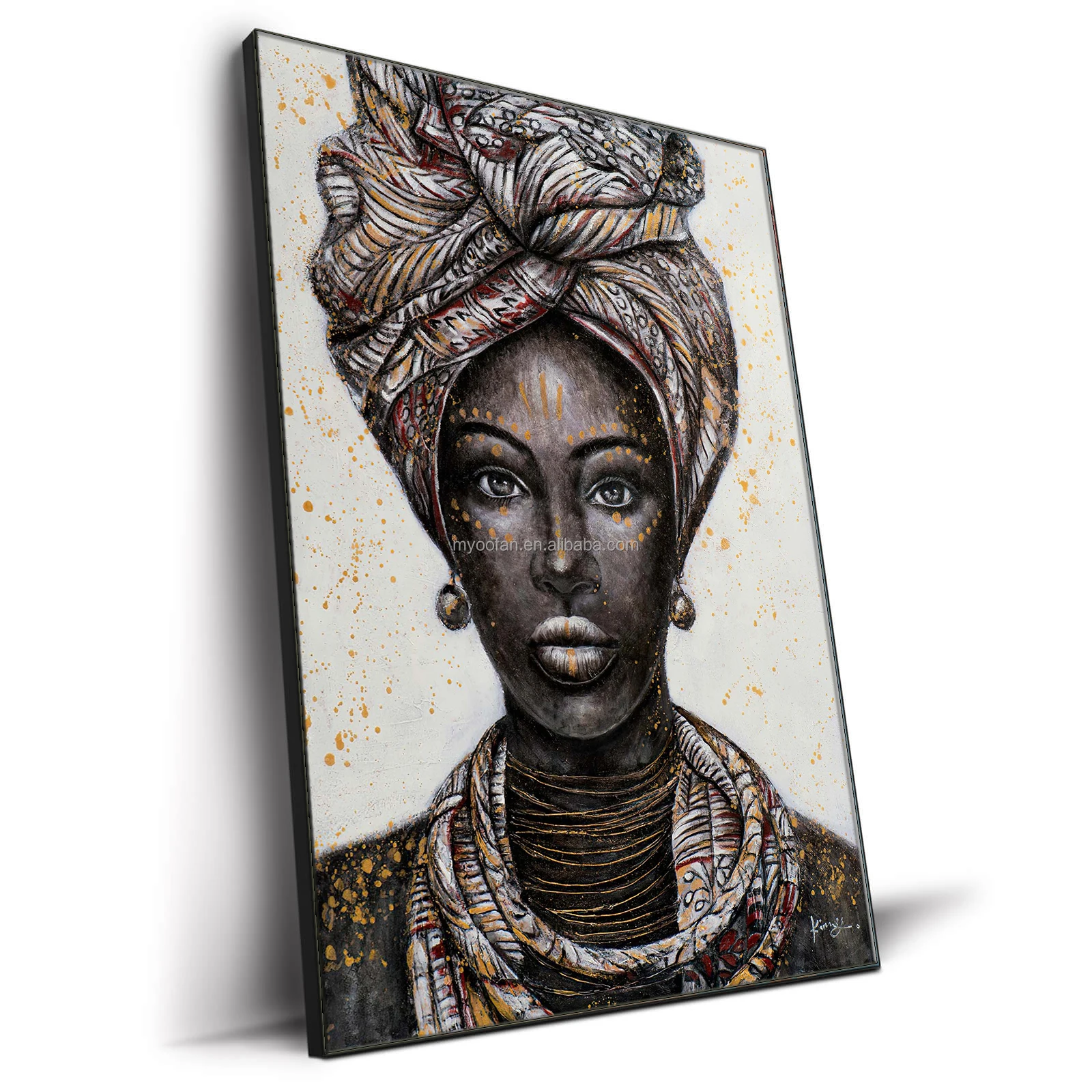 Beautiful Ancient Greek Black Woman Canvas Painting Artwork Poster Prints For Wall Decoration