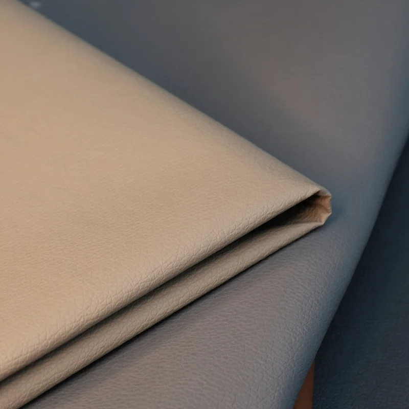 Jiangyin sunrise pvc artificial leather best price non woven backing faux pvc leather for furniture fabric