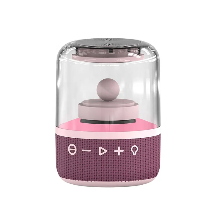 2022 hot sale Double Drivers RGB flame Speakers Christmas smart Speaker TF Card TWS Hi-fi speaker