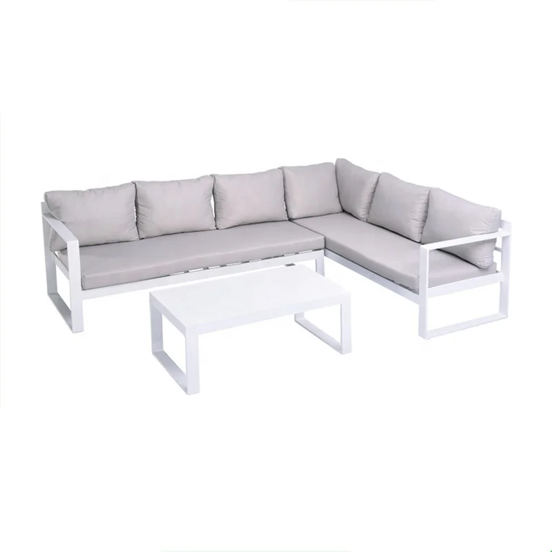 Hot Sale Professional OEM Factory Waterproof UV-Protection Outdoor Furniture Alum Garden Sofa Set