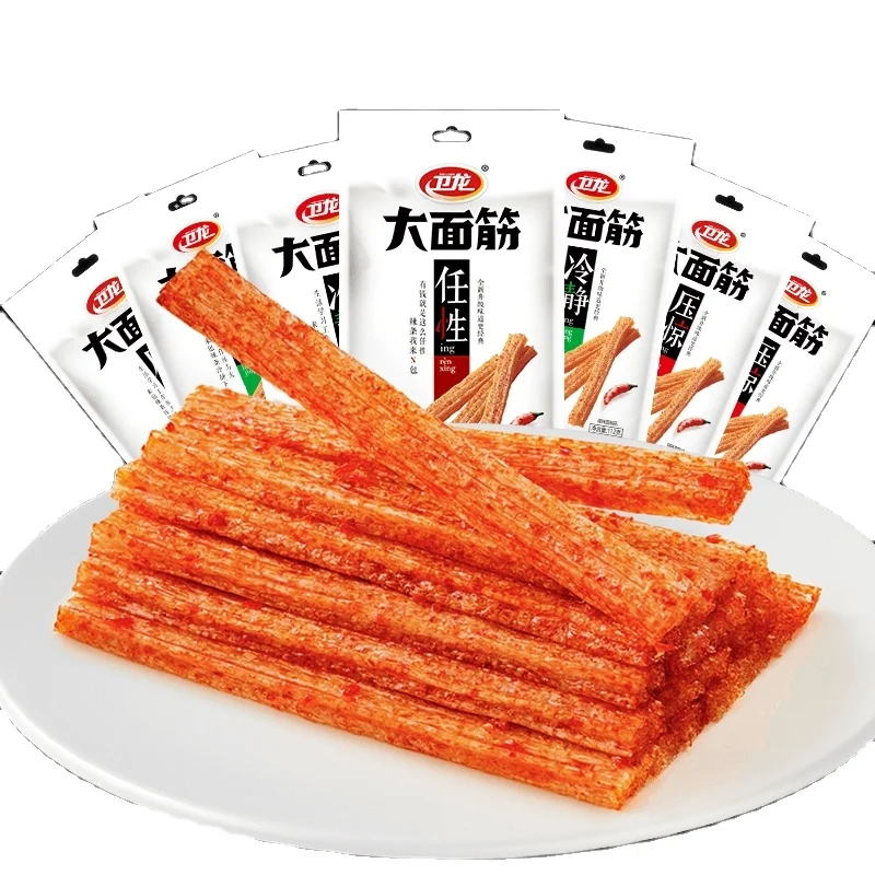 Weilong поток клейковины количественная 65 г/пакет детство пряный Закуски сухой тофу оптовая