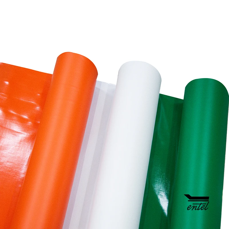 1000D 18 * 18 pvc tarpaulin roll waterproof vinyl tarpaulin