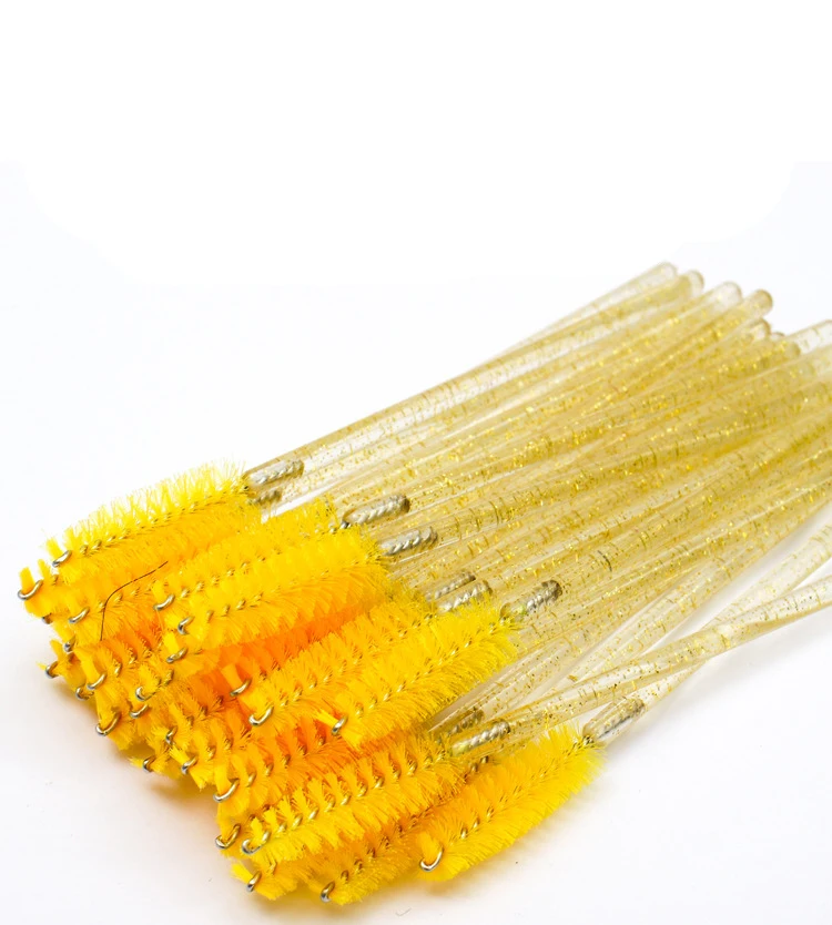 Wholesale Disposable Mascara Wands Brush 50Pcs/bag Spoolies Lash Extensions Crystal  Eyelash Lash Brushes
